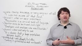 IELTS  TOEFL Academic Vocabulary – Adjectives AWL