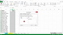 دانلود آموزش معتبرسازی داده در Excel 2013...