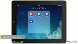 دانلود آموزش کار نسخه ویژه iPad برنامه های آفیس...
