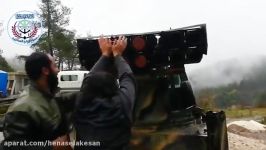 شلیک راکت به مواضع ارتش نیروهای روسیه در کسب