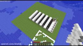 Minecraft Tutorial Redstone Draw Bridge using Pistons