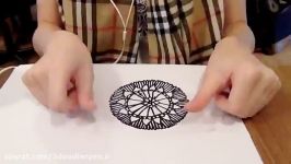 قلم سه بعدی 3doodler  ساخت زیر لیوانی