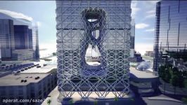 انیمیشن معماری هتل برج شهر رویاها اثر زاها حدید