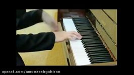 مهتاب زارع sonate۱۵ mozart اموزشگاه موسیقی ایران