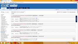 آموزش وبلاگ نویسی 254  مسیر بازدیدکنندگان StatCounter