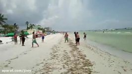 Walking Along The Sand on Fort Myers Beach