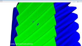 Worm Shaft Helical Gear Contact Pattern.