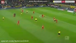 خلاصه بازی دورتموند مقابل هانوفر ۲۵ بهمن ۹۴