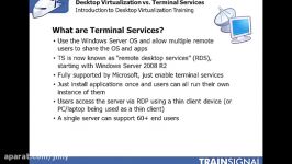 Desktop Virtualization vs. Terminal Services