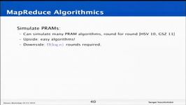 MapReduce Algorithmics