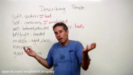 Vocabulary  7 adjectives for describing people