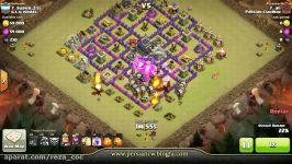 Clash of Clans  3 Stars Attack TH9  Dragon and Ballon