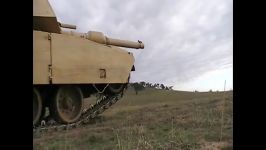 لحظه شلیک تانک آبرامز M1A2