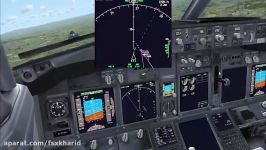 لندینگ 737 PMDG در شبیه ساز پرواز