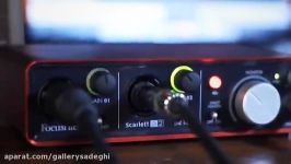 دمو کارت صدا Focusrite Scarlett 2i2