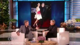 جورج کلونی در Ellen show 2016  پارت ۲