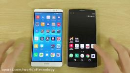 تست سرعت LG V10 VS HUAWIE MATE8