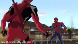 deadpool vs spider man مرد عنكبوتى علیه ددپول