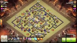 Clash of Clansاستراتژی حمله GoWiPe در تاون هال11 زومجی