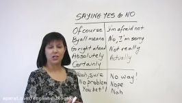 Polite English – Saying Yes and No