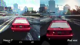 iPad mini vs Android Nexus 7  with Need for Speed Most Wanted