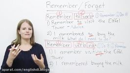 English Grammar – REMEMBER  FORGET