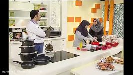 آموزش تهیه نان نارگیل توسط آرزو گنجی در برنامه خانه مهر