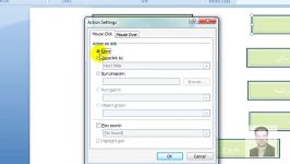آموزش پاورپوینت 2007 action buttons
