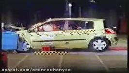 تست تصادف Renault Megane 2005