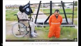 جلاد معلول داعش اعدام مردان شهر “سرت” لیبی  سوریه