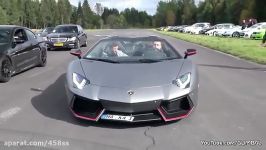 Porsche 918 Spyder vs Lamborghini Aventador