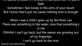 متن آهنگ Adele  River Lea