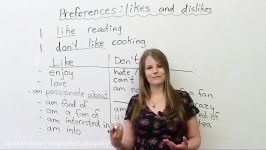 English Vocabulary other words for LIKE and DON’T LIKE