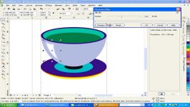 آموزش کورل دراو ۲۳ ◆ طراحی یک فنجان ۲