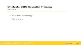 دانلود آموزش Microsoft OneNote 2007 Essential Traini...