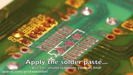 ow to solder a SMD IC using hot air and solder paste