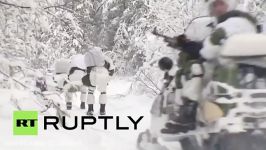 تمرینات نظامی تفنگدار ناوگان شمالی در مورمانسک روسیه