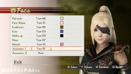 Samurai Warriors 4  Character Creation