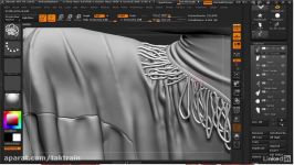 آموزش ZBrush برای حجاری پارچه