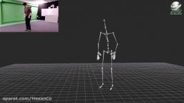 ضبط حرکت ورزشی  Markerless Motion Capture