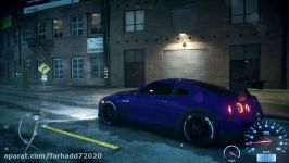 Nissan GT R 2015 اسپرتم در NFS 2015 ضبط شده PS4 خودم