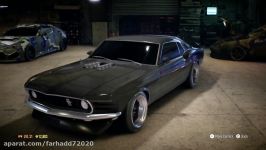 Mustang 1969 اسپرتم در NFS 2015 ضبط شده PS4 خودم