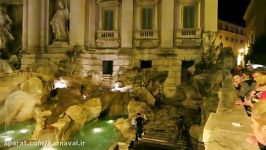 کارناوال آب نمای چشمه تروی Trevi Fountain  رم