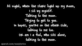 لیریکس ویدیو Bruno mars  Talkin to the moon