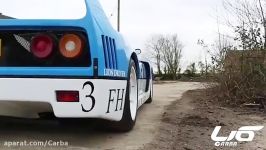 دریفت خودروی افسانه ای Ferrari F40 GT  کاربا