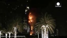 آتش سوزی در برجی مرتفع در دوبی