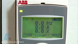 راه اندازی اولیه اینورتر ABB مدل ACS355