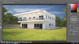 Exterior modeling in 3ds max Part 12