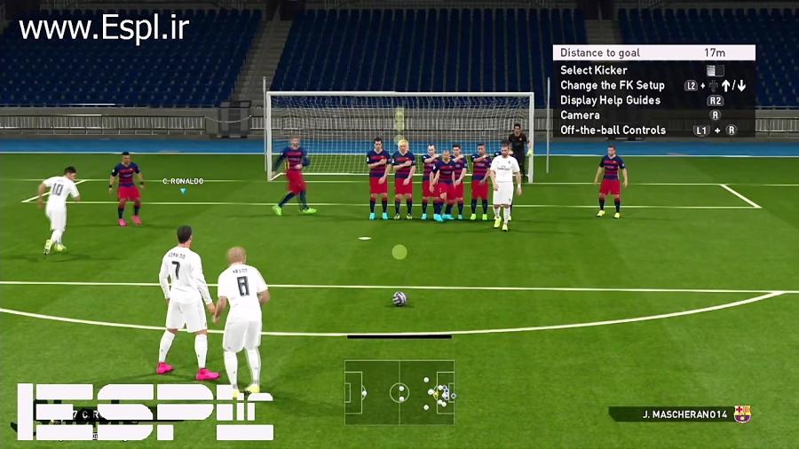 آموزش ضربات ایستگاهی در Pes 2016