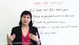 Basic English Grammar – Find the 5 mistakes